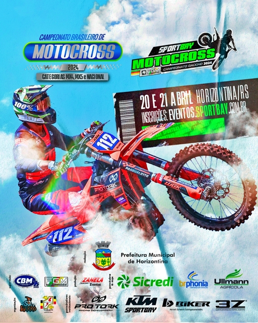 Brasileiro de Motocross (MX4, MX5 e Nacional) em Horizontina/RS