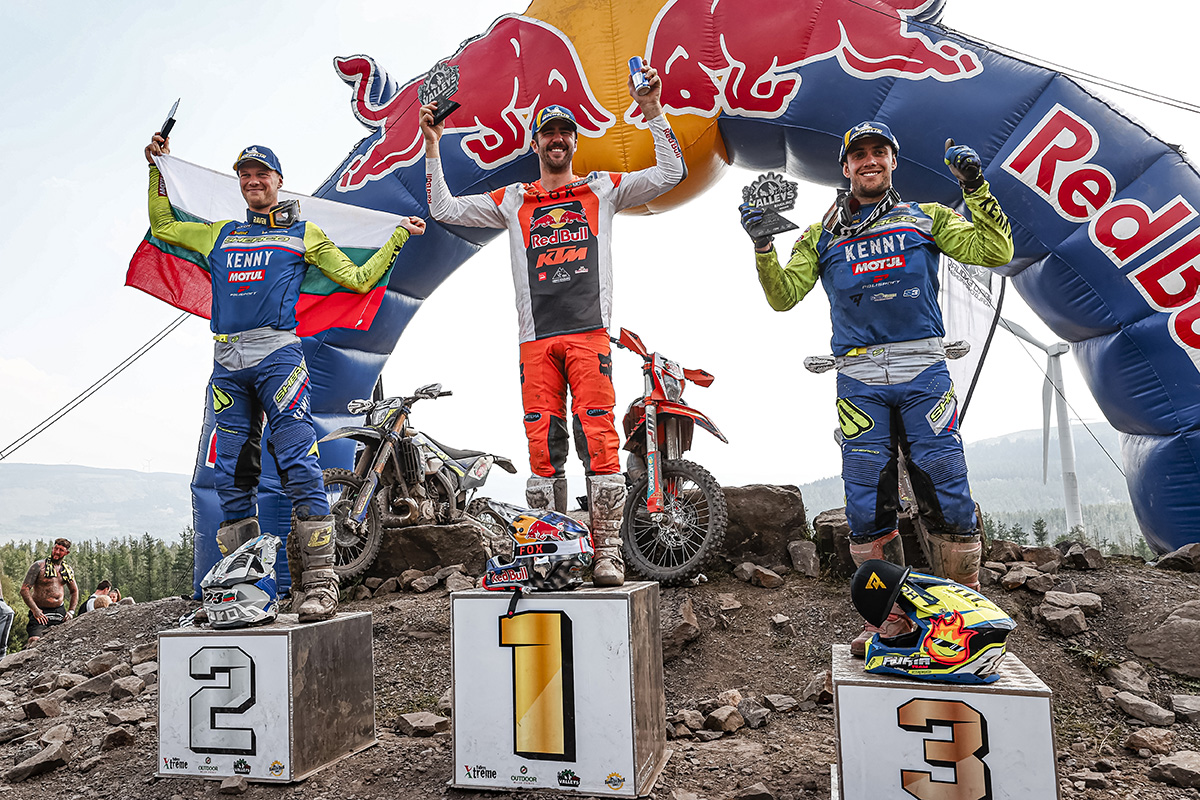 Video, Valleys Hard Enduro, Corrida Principal a Bordo com Jonny Walker