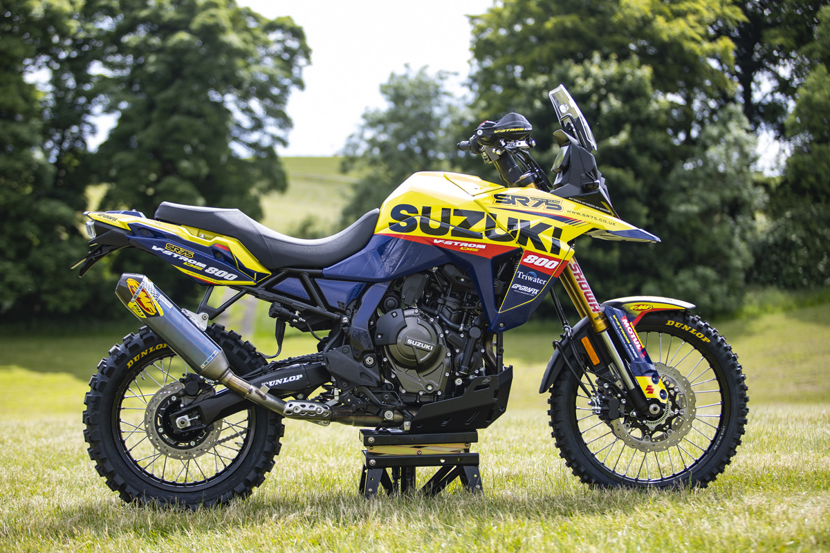 Suzuki atualiza um V-Strom 800 para rali