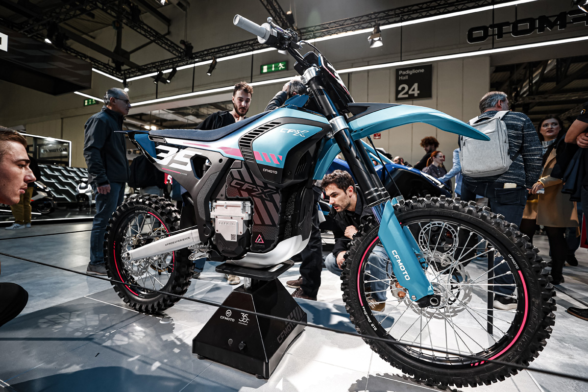 CFMoto mostra suas motos OFF ROAD ELETRICAS no EICMA Show