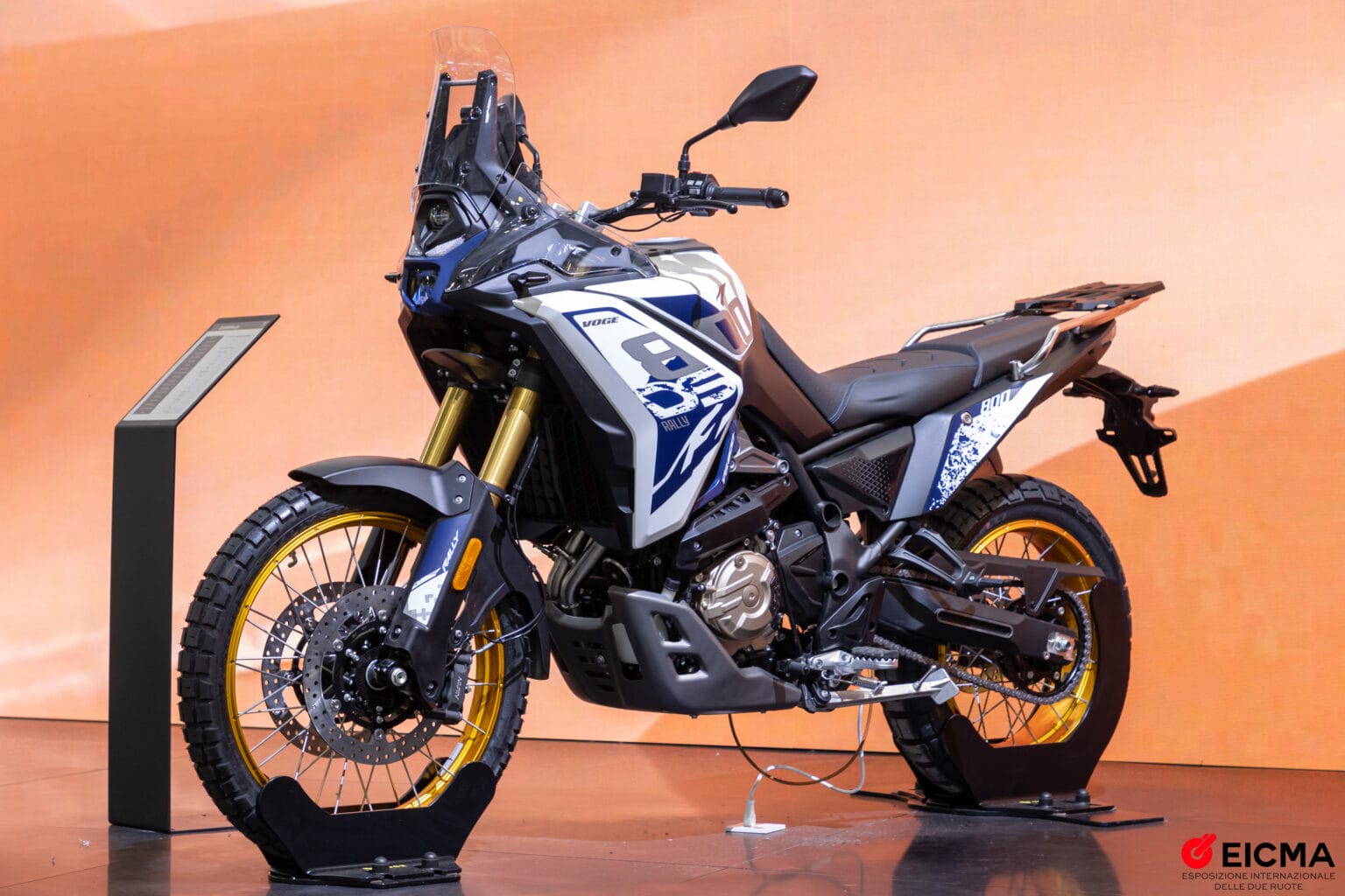 Voge Valico 800DS Rally, uma imponente ADV revelada em Milão