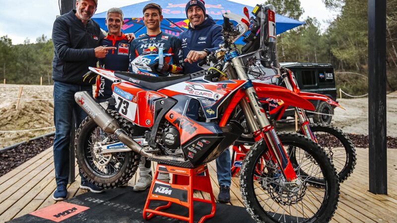 Edgar Canet, espanhol de 19 anos, indo para Dakar 2025 com a KTM