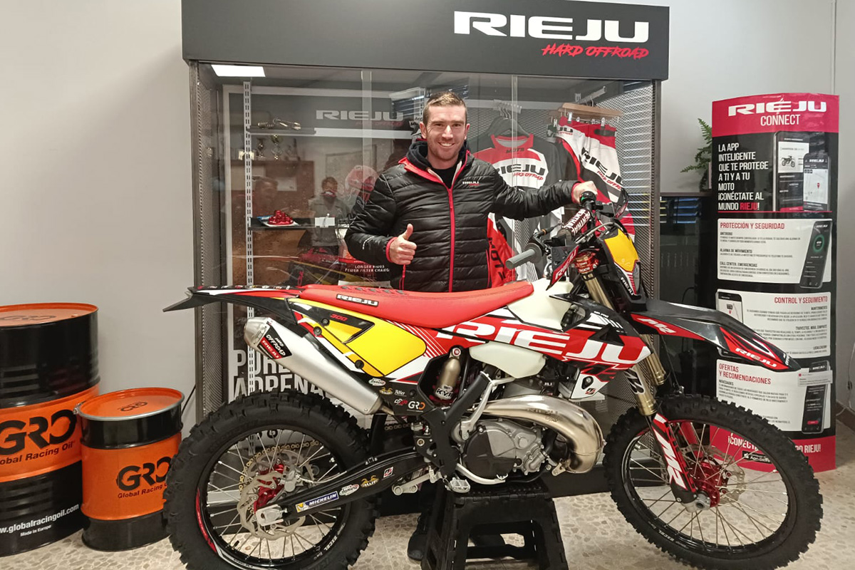 Loic Larrieu de volta ao EnduroGP com Rieju