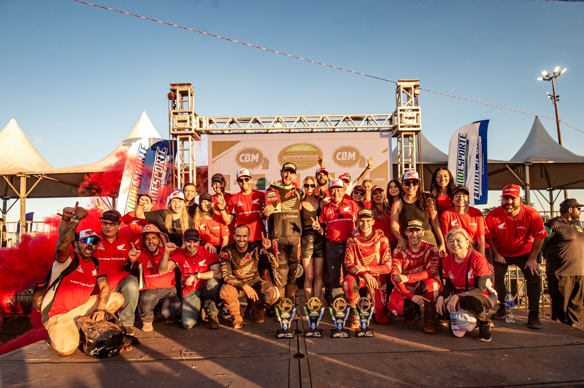 Líder das principais classes, Honda Racing é destaque na 3ª etapa do Brasileiro de Motocross