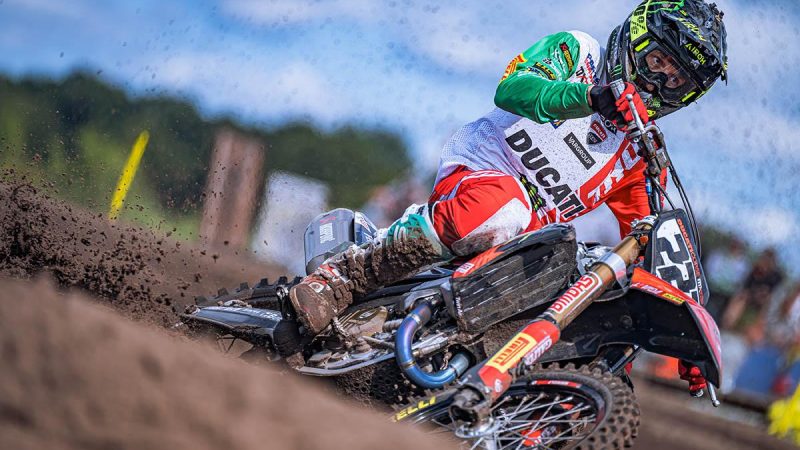 A Ducati Desmo450 MX estreia com sucesso no MXGP da Holanda