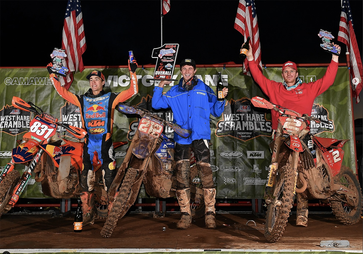 AMA West Hare Scrambles luta pelo título até o fio em Wilseyville