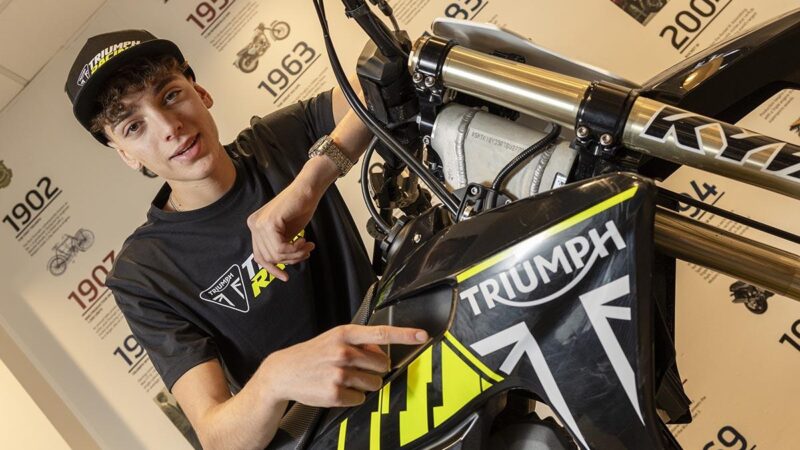 Carlos Prat dá o salto para MX2 junto com a Triumph Jezyk Racing Team