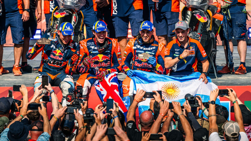 Dakar 2025: A louca celebração dos ‘KTM Boys’